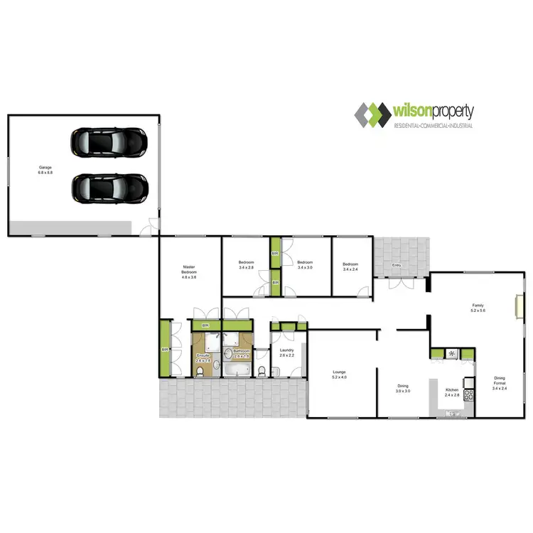 Floorplan of Homely house listing, 3 Buller Court, Traralgon VIC 3844