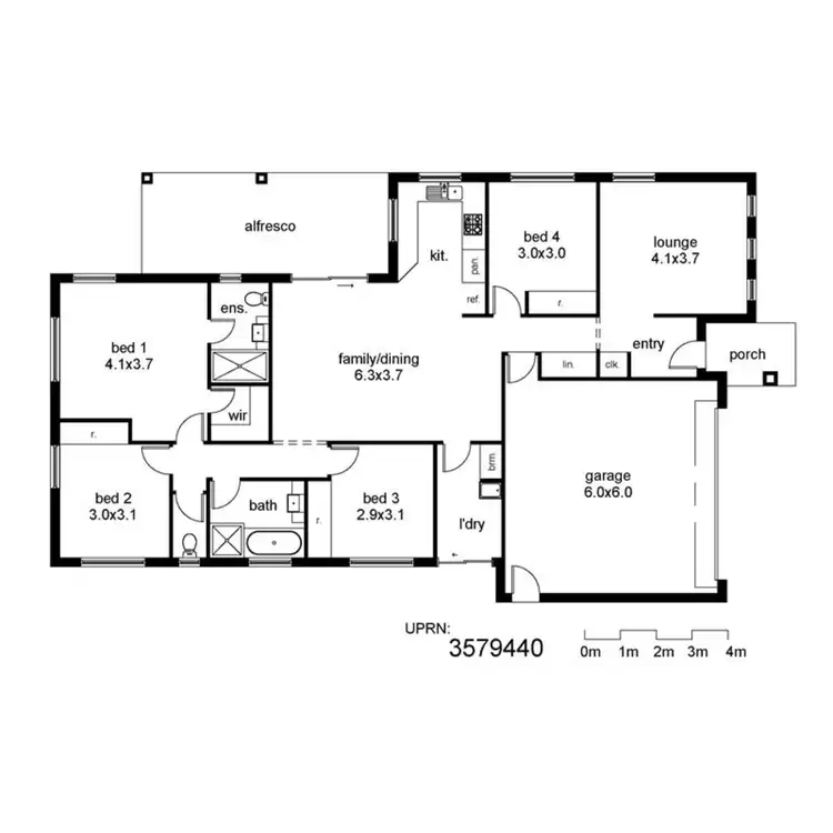 Floorplan of Homely house listing, Address available on request