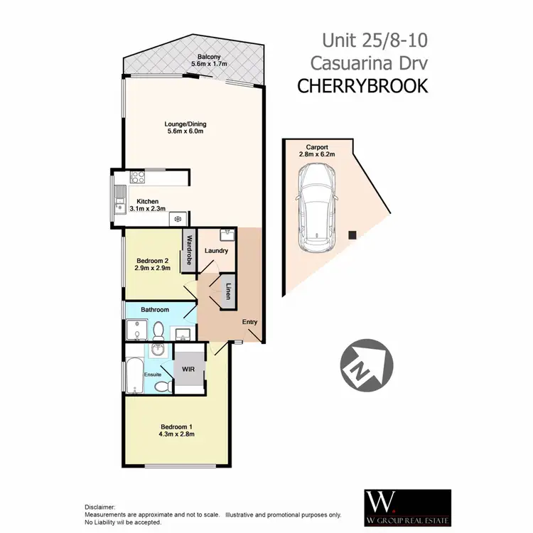 Floorplan of Homely retirement listing, 25/8-10 Casuarina Drive, Cherrybrook NSW 2126