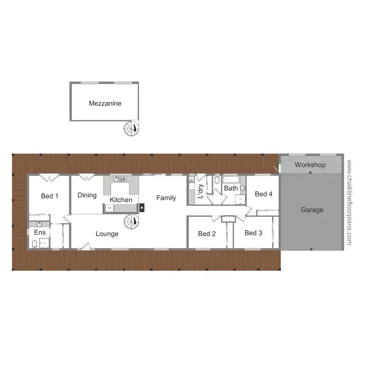 Floorplan of Homely house listing, 3 Avoca Lane, Glenrowan VIC 3675