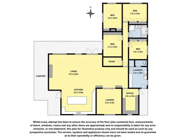 Floorplan of Homely rural property listing, 30 Blacks Road, Irrewillipe VIC 3249