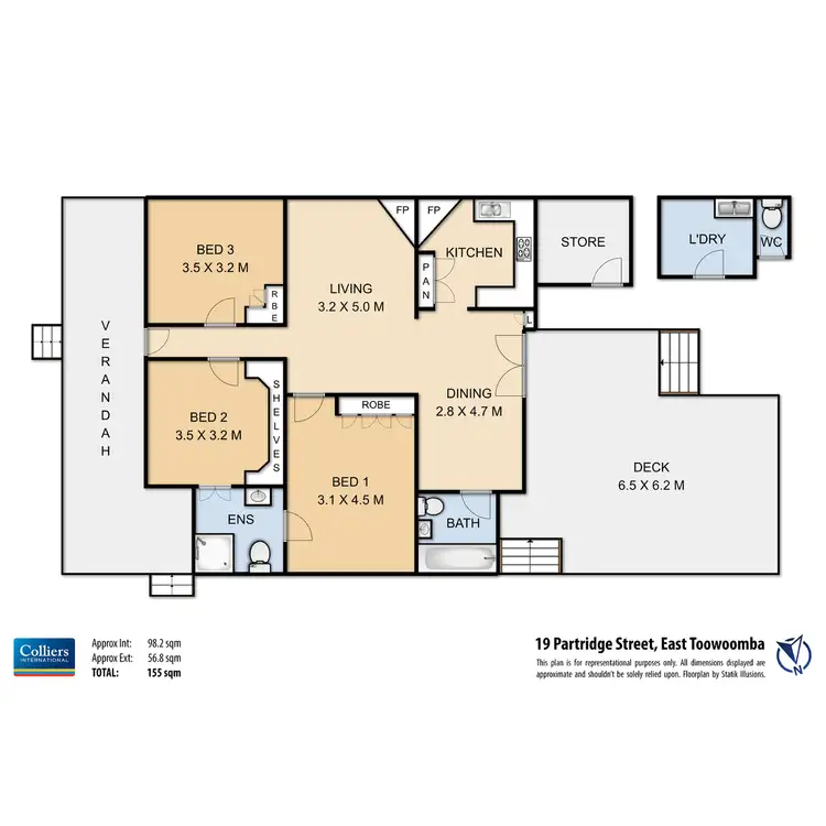 Floorplan of Homely house listing, 19 Partridge Street, East Toowoomba QLD 4350
