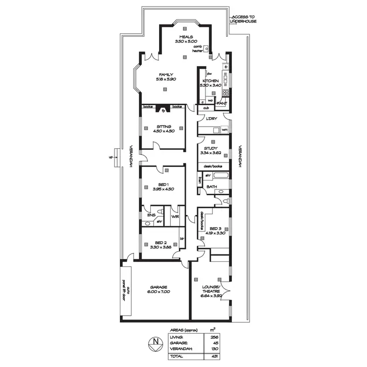 Floorplan of Homely house listing, 16 Sitters Memorial Drive, Burnside SA 5066