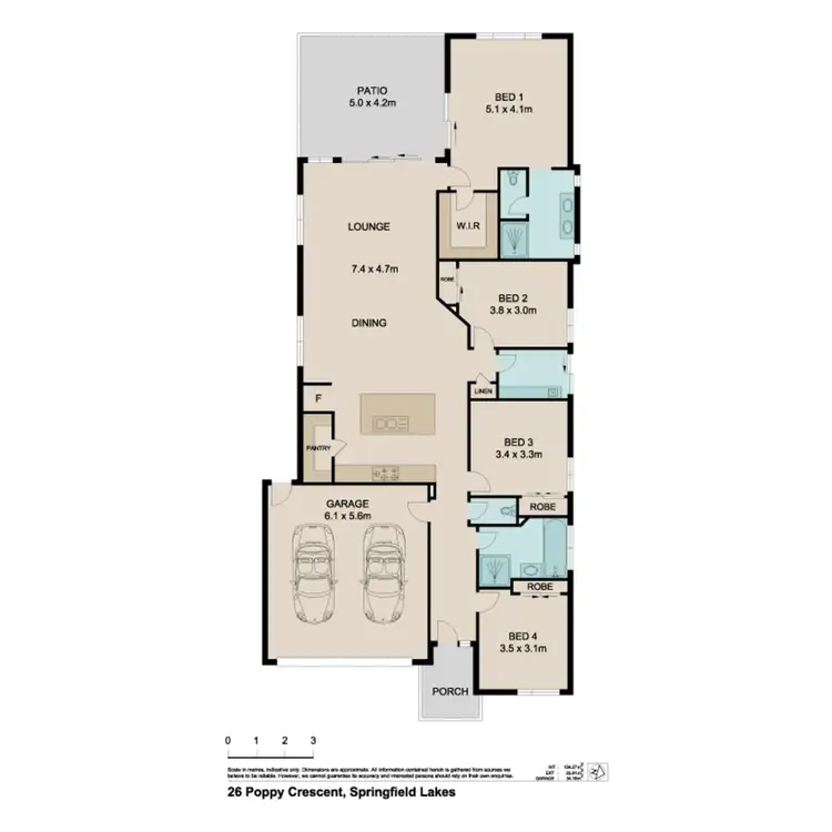 Floorplan of Homely house listing, 26 Poppy Crescent, Springfield Lakes QLD 4300