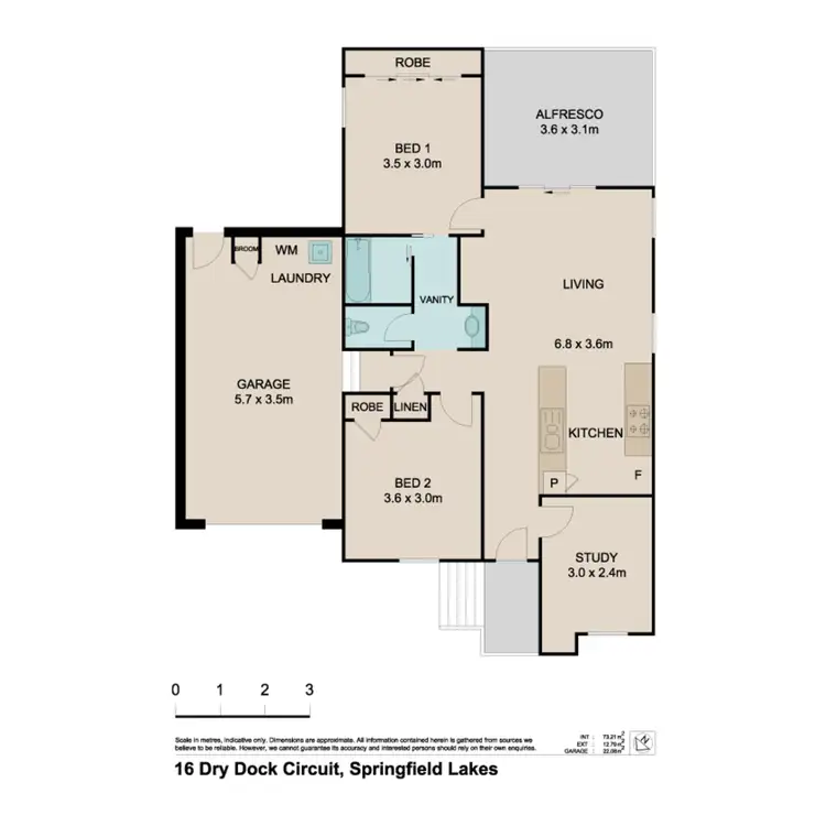 Floorplan of Homely house listing, 16 Dry Dock Circuit, Springfield Lakes QLD 4300