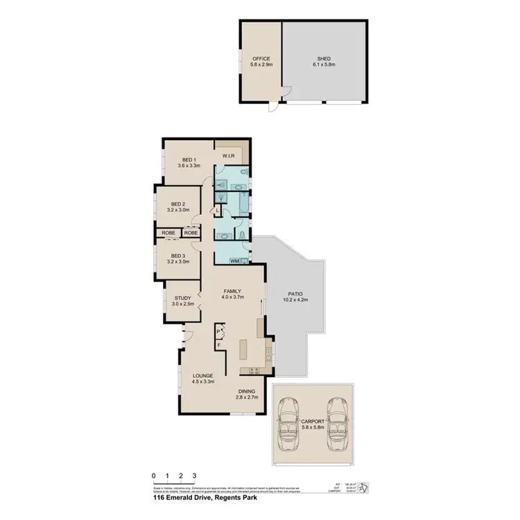 Floorplan of Homely house listing, 116 Emerald Drive, Regents Park QLD 4118