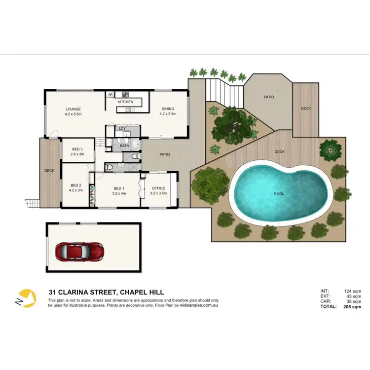 Floorplan of Homely house listing, 31 Clarina Street, Chapel Hill QLD 4069