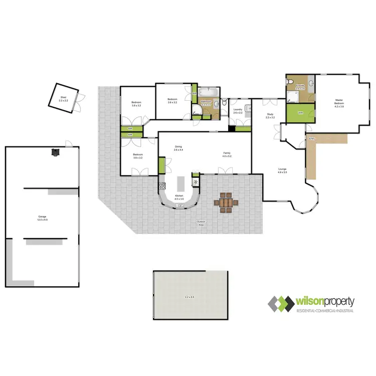 Floorplan of Homely house listing, 5 Gwinear Court, Traralgon VIC 3844