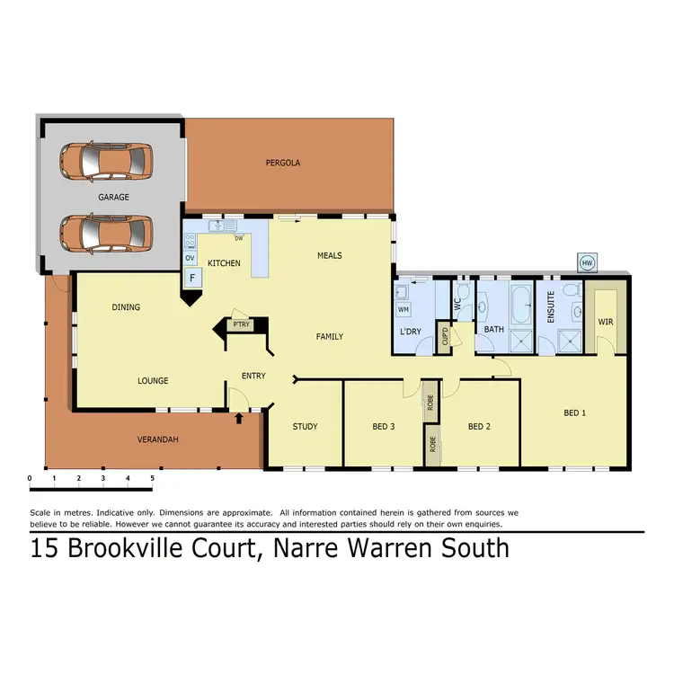 Floorplan of Homely house listing, 15 Brookville Court, Narre Warren South VIC 3805