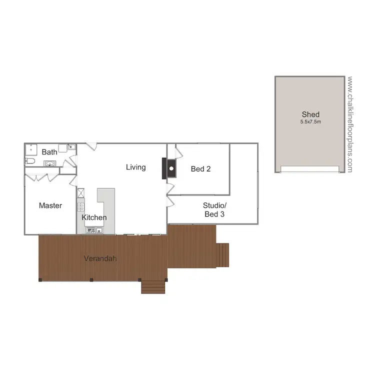 Floorplan of Homely house listing, 3395 Mansfield Woods Point Road, Jamieson VIC 3723