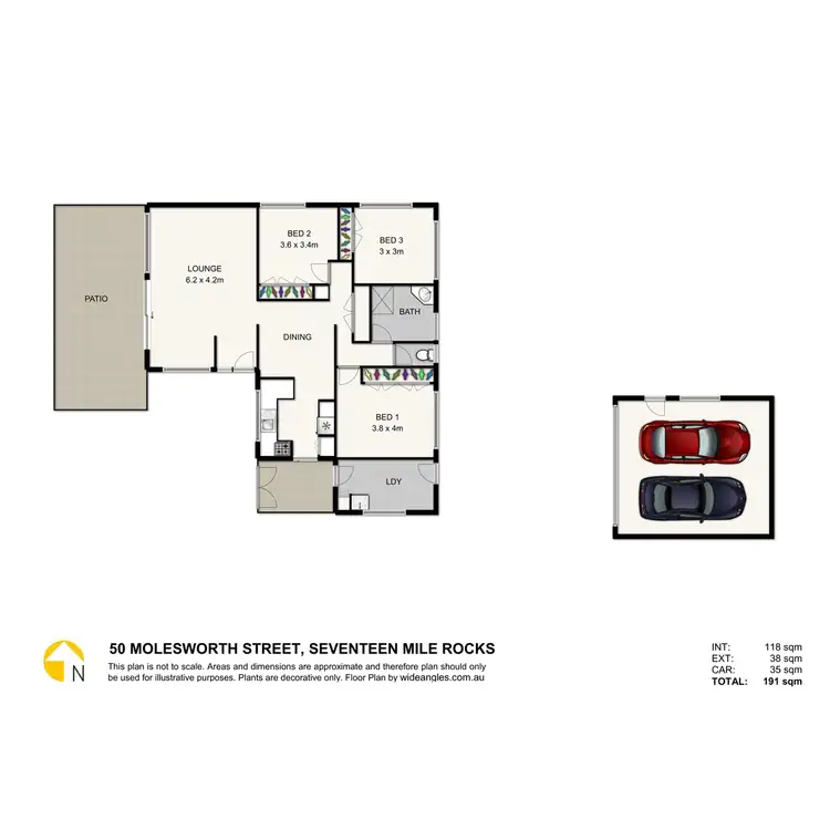 Floorplan of Homely house listing, 50 Molesworth Street, Seventeen Mile Rocks QLD 4073