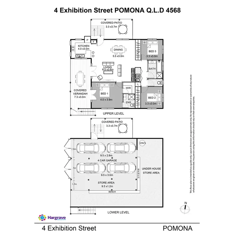 Floorplan of Homely house listing, 4 Exhibition Street, Pomona QLD 4568