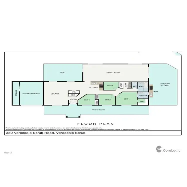 Floorplan of Homely rural property listing, 380 veresdale scrub Road, Veresdale Scrub QLD 4285