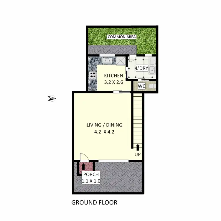 Floorplan of Homely apartment listing, 11/12 Wentworth Street, Croydon Park NSW 2133