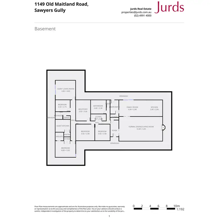 Floorplan of Homely rural property listing, 1149 Old Maitland Road, Sawyers Gully NSW 2326