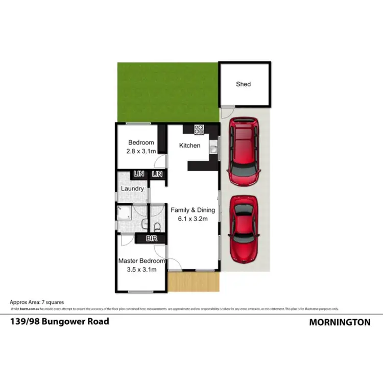 Floorplan of Homely retirement listing, 139/98 Bungower Road, Mornington VIC 3931