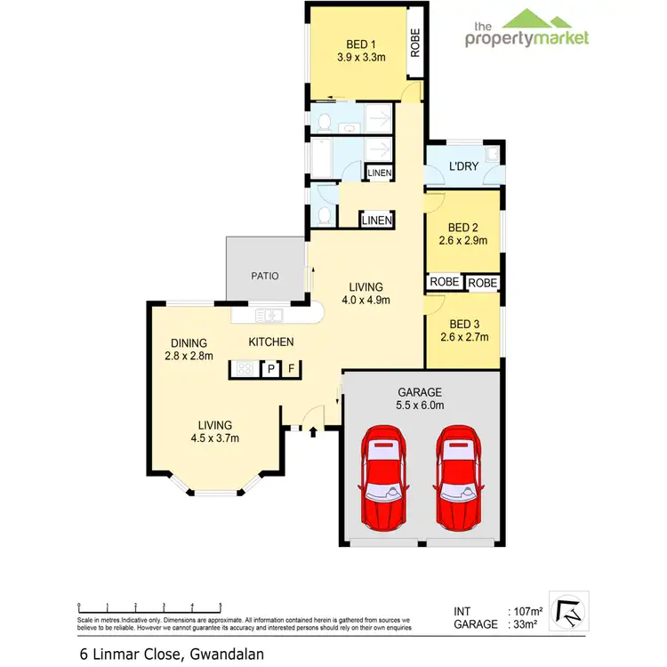 Floorplan of Homely house listing, 6 Linmar Close, Gwandalan NSW 2259