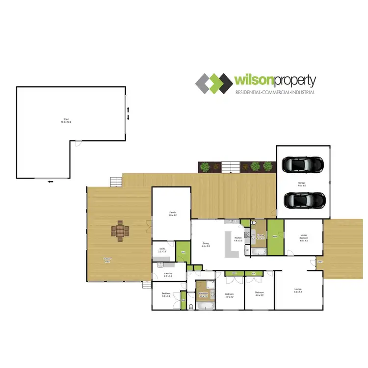 Floorplan of Homely house listing, 17 Duxbury Drive, Traralgon VIC 3844