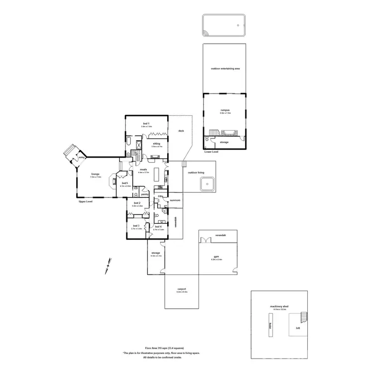 Floorplan of Homely house listing, 587 Macclesfield Road, Macclesfield VIC 3782