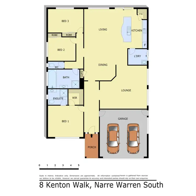 Floorplan of Homely house listing, 8 Kenton Walk, Narre Warren South VIC 3805