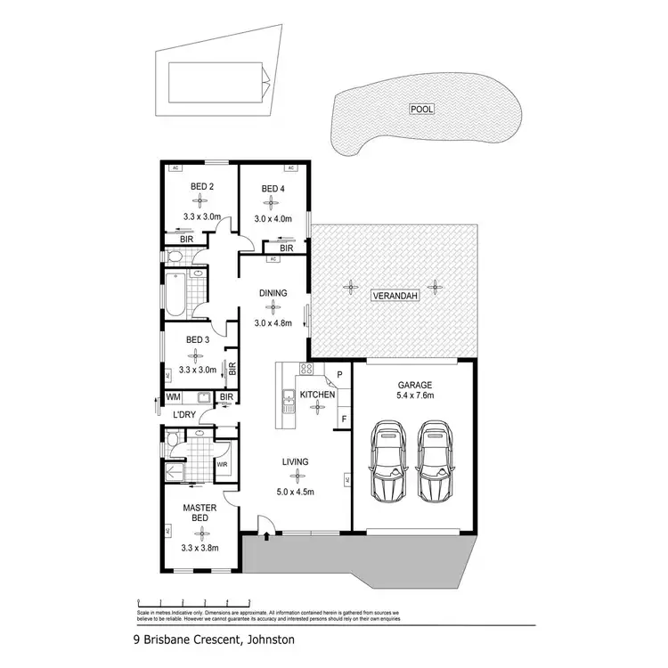 Floorplan of Homely house listing, 9 Brisbane Crescent, Johnston NT 832