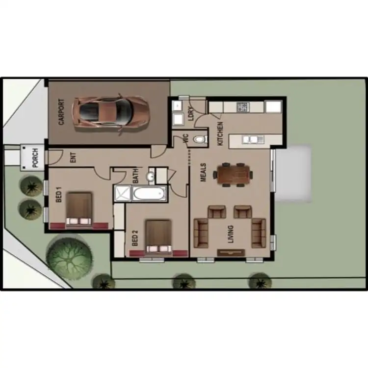 Floorplan of Homely unit listing, 15/35 Ava Place, Bonshaw VIC 3352