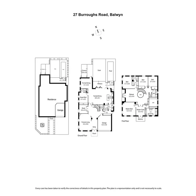 Floorplan of Homely house listing, 27 Burroughs Road, Balwyn VIC 3103