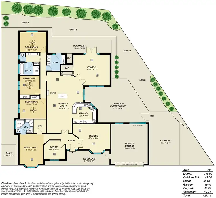 Floorplan of Homely house listing, 1 Mudge Street, Mclaren Vale SA 5171