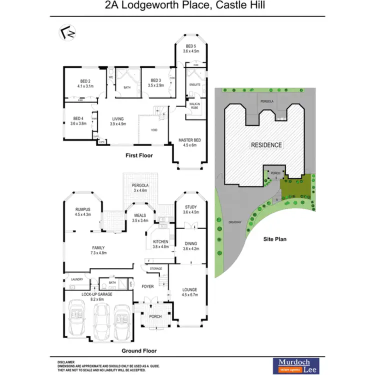 Floorplan of Homely house listing, 2A Lodgeworth Place, Castle Hill NSW 2154
