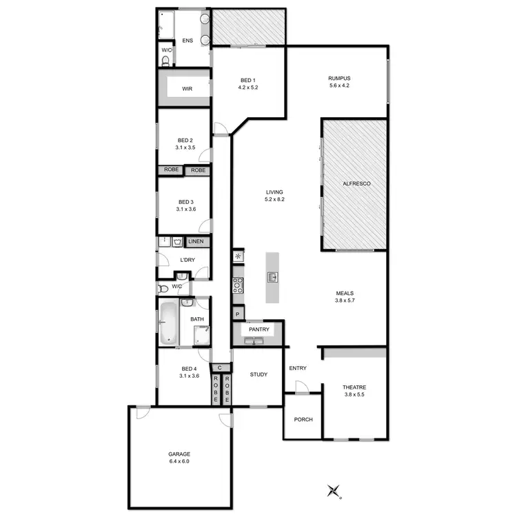 Floorplan of Homely house listing, 9 Keating Court, Macarthur Park, Miners Rest VIC 3352