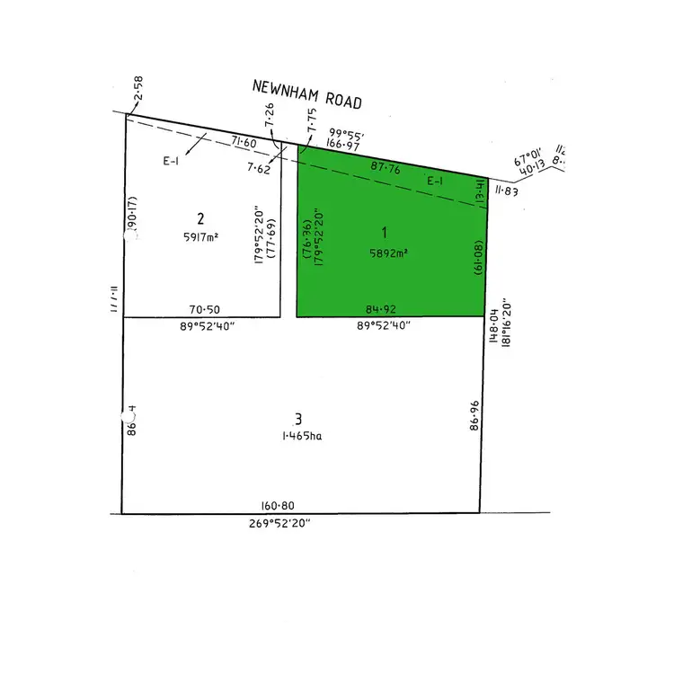 Floorplan of Homely land listing, Lot 1/23 Newnham Road, Longford VIC 3851