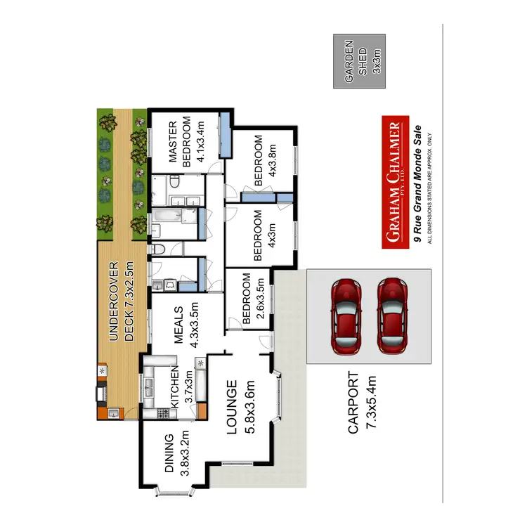 Floorplan of Homely house listing, 9 Rue Grande Monde, Sale VIC 3850