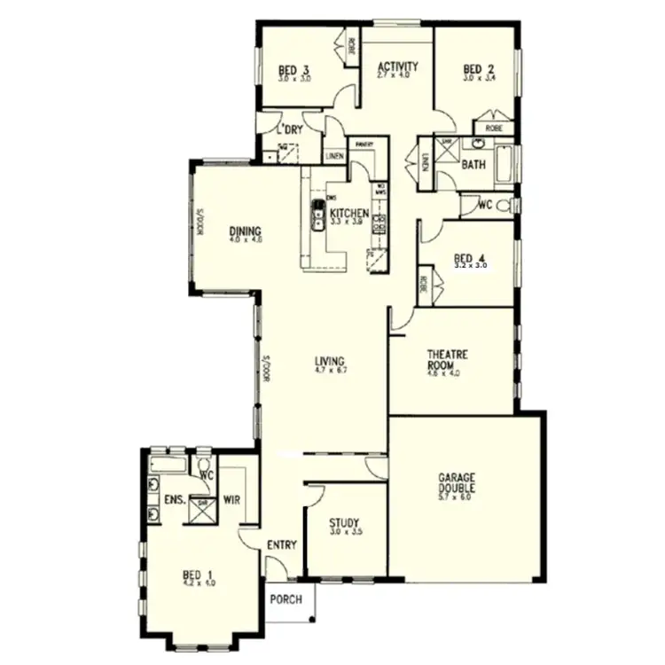 Floorplan of Homely house listing, 12 Lindeman Grove, Cessnock NSW 2325