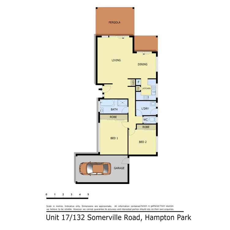 Floorplan of Homely unit listing, 17/132 Somerville Road, Hampton Park VIC 3976