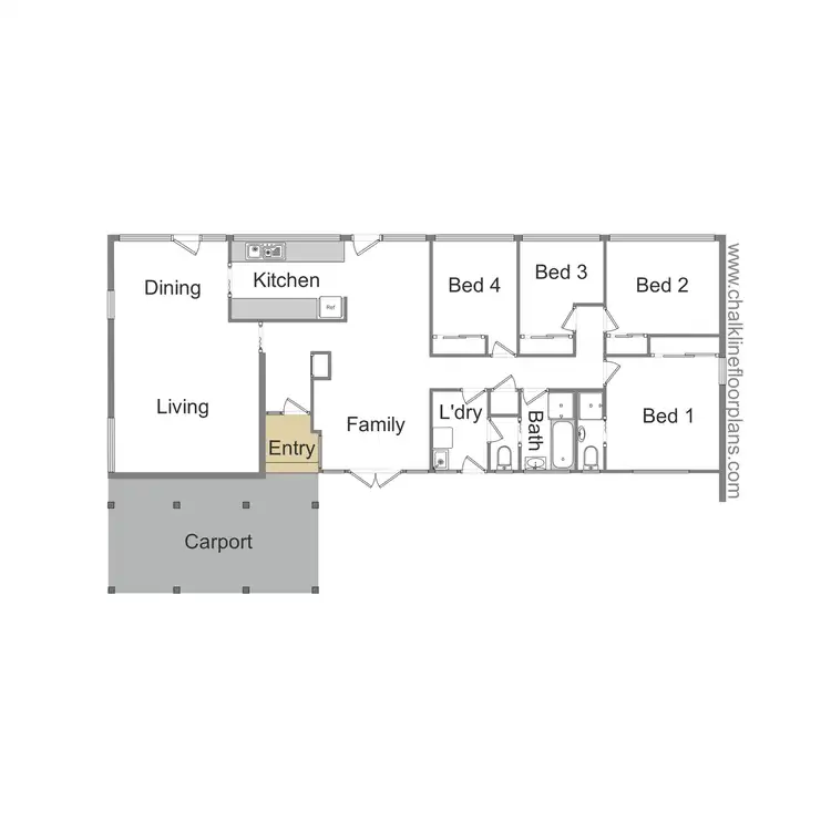 Floorplan of Homely house listing, 10 Stuart Street, Wangaratta VIC 3677