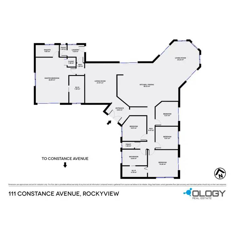 Floorplan of Homely house listing, 111 Constance Avenue, Rockyview QLD 4701