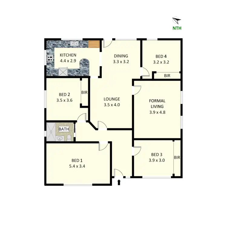 Floorplan of Homely house listing, 18 Kelso Street, Burwood Heights NSW 2136