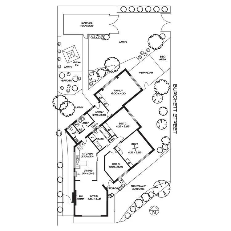 Floorplan of Homely house listing, 25 Giles Street, Magill SA 5072