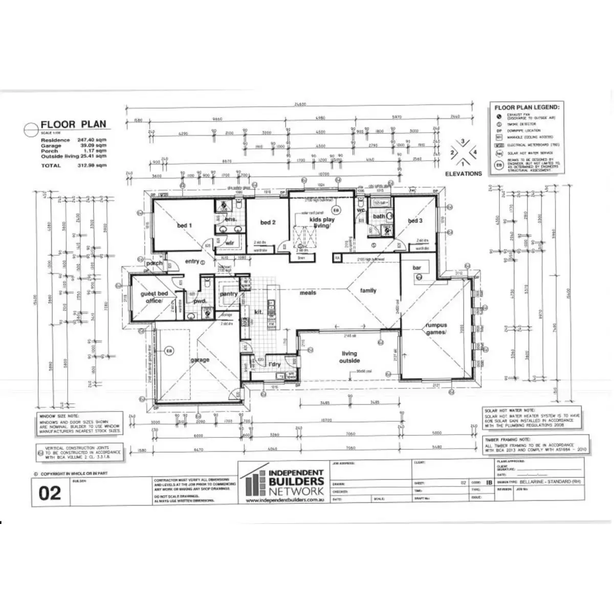 Floorplan of Homely house listing, 16 Cabernet Court, Hamilton VIC 3300