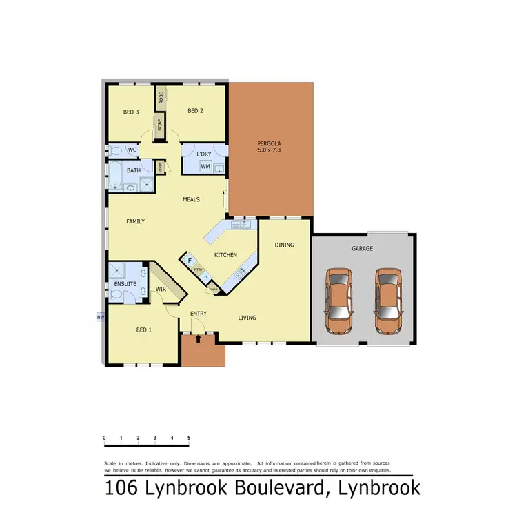 Floorplan of Homely house listing, 106 Lynbrook Boulevard, Lynbrook VIC 3975