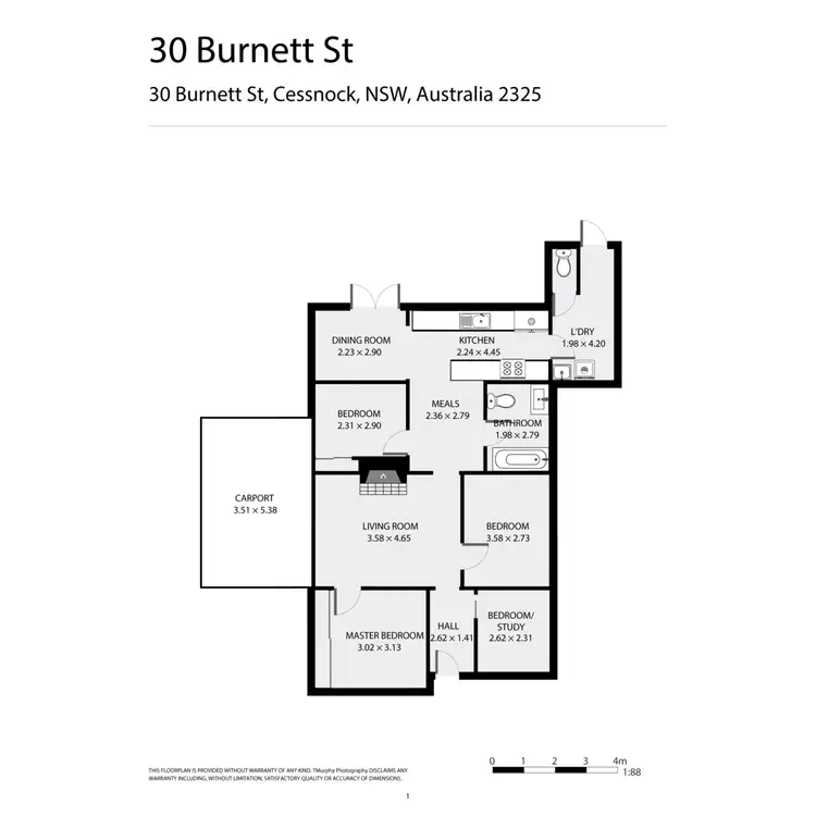 Floorplan of Homely house listing, 30 Burnett Street, Cessnock NSW 2325