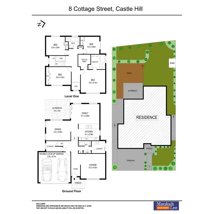 Floorplan of Homely house listing, 8 Cottage Street, Castle Hill NSW 2154