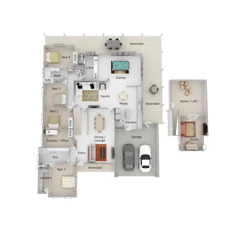Floorplan of Homely house listing, 8 Sewell Street, Bedfordale WA 6112