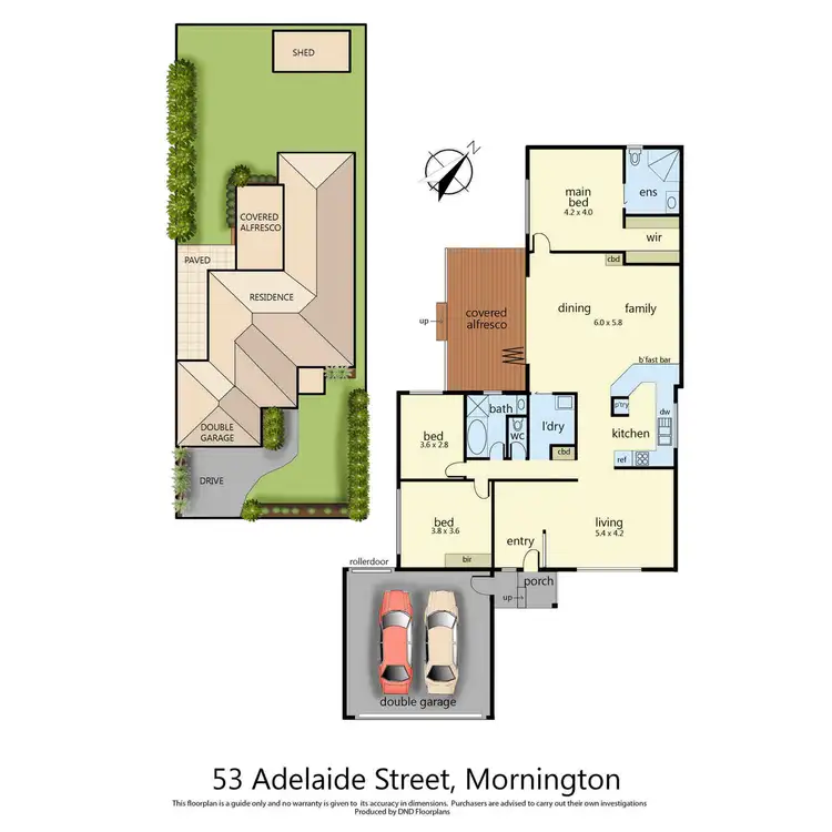 Floorplan of Homely house listing, 53 Adelaide Street, Mornington VIC 3931