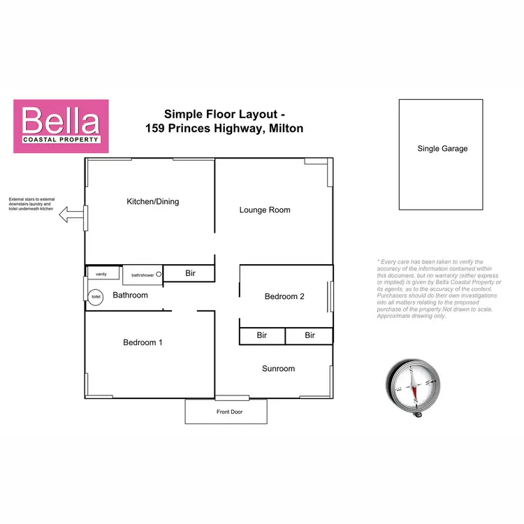 Floorplan of Homely house listing, 159 Princes Highway, Milton NSW 2538