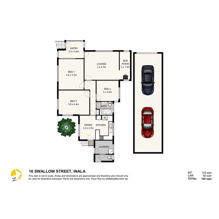 Floorplan of Homely house listing, 16 Swallow Street, Inala QLD 4077