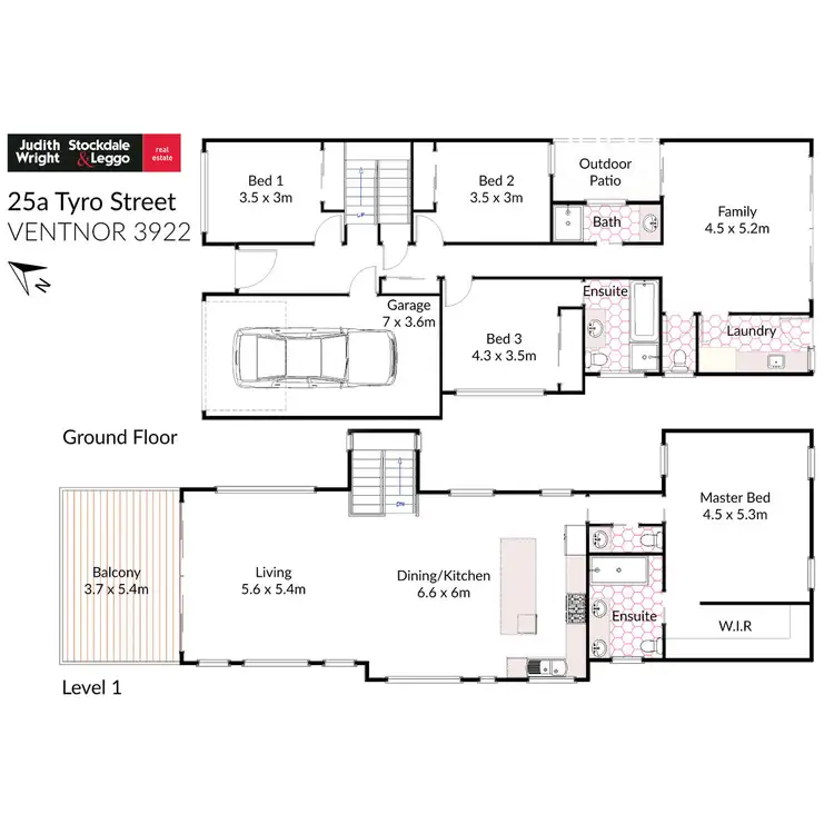 Floorplan of Homely house listing, 25A Tyro Street, Ventnor VIC 3922