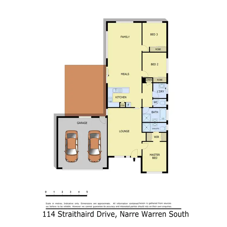 Floorplan of Homely house listing, 114 Strathaird Drive, Narre Warren South VIC 3805