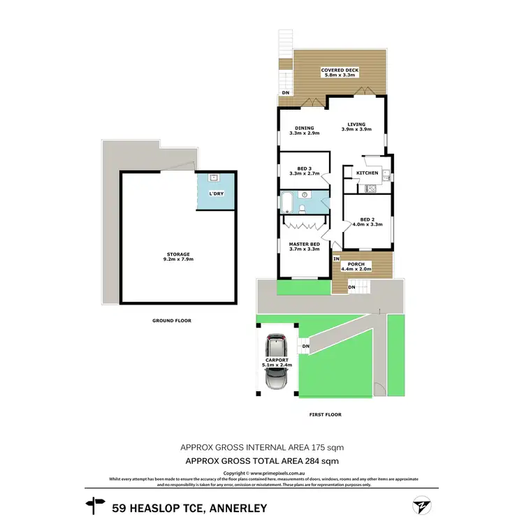 Floorplan of Homely house listing, 59 Heaslop Tce, Annerley QLD 4103
