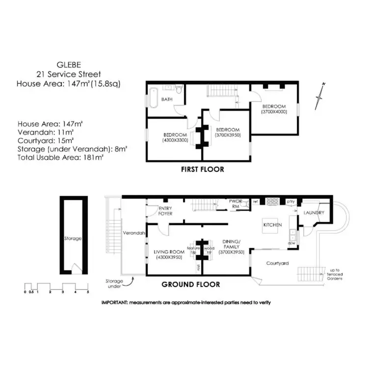 Floorplan of Homely house listing, 21 Service Street, Glebe TAS 7000